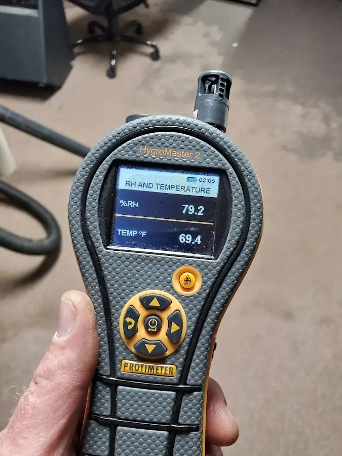 Moisture meter humidity assessment for Mold Remediation & Removal in Harpswell