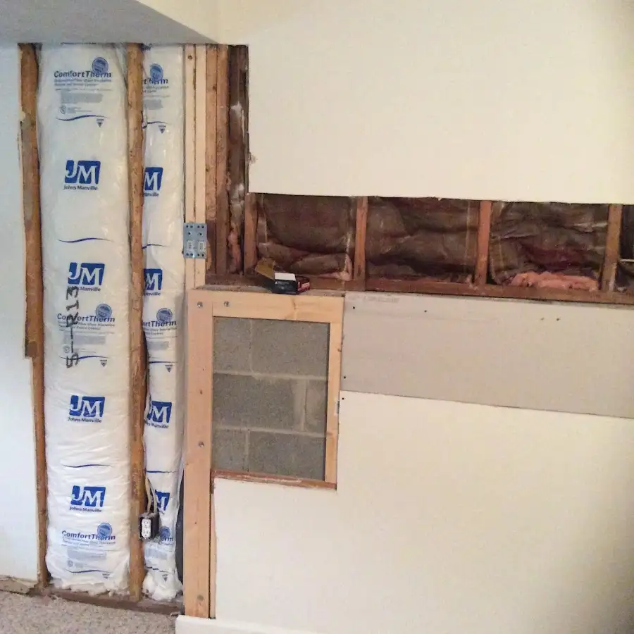 Wall insulation replacement during Odor Removal & Deodorization in Harpswell